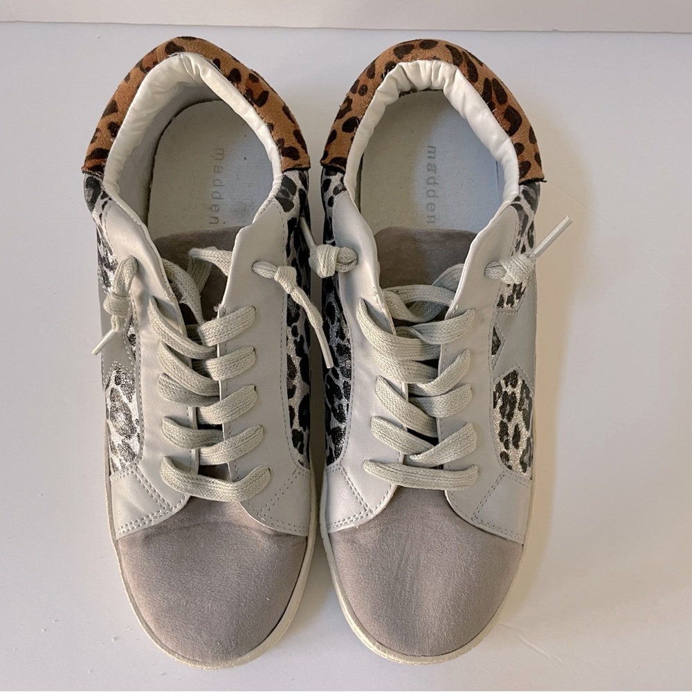 Madden Girl Lark Women’s Leopard Sneakers 9 - Picture 3 of 10